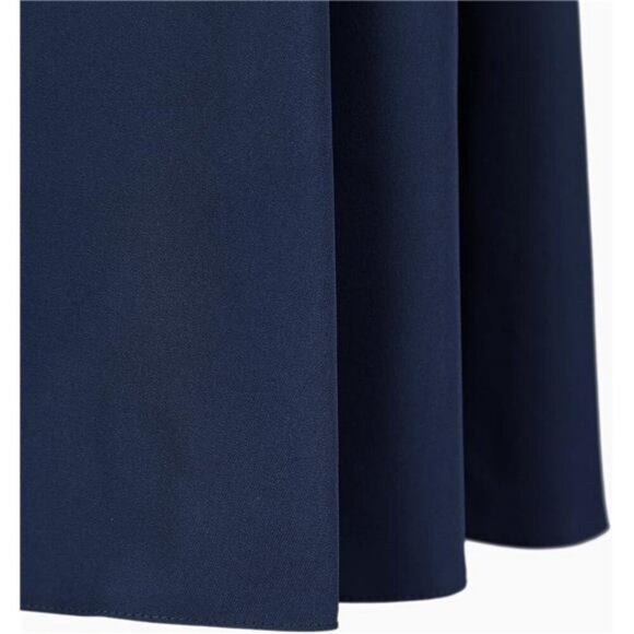 Urban CoCo A Line Midi Skirt Elastic Waist Pockets Casual Office Fall Skirt - Picture 6 of 8